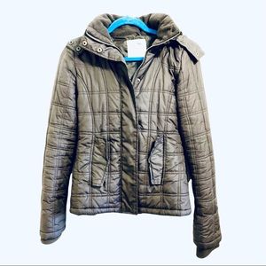 Fall Coat with hoodie - XS